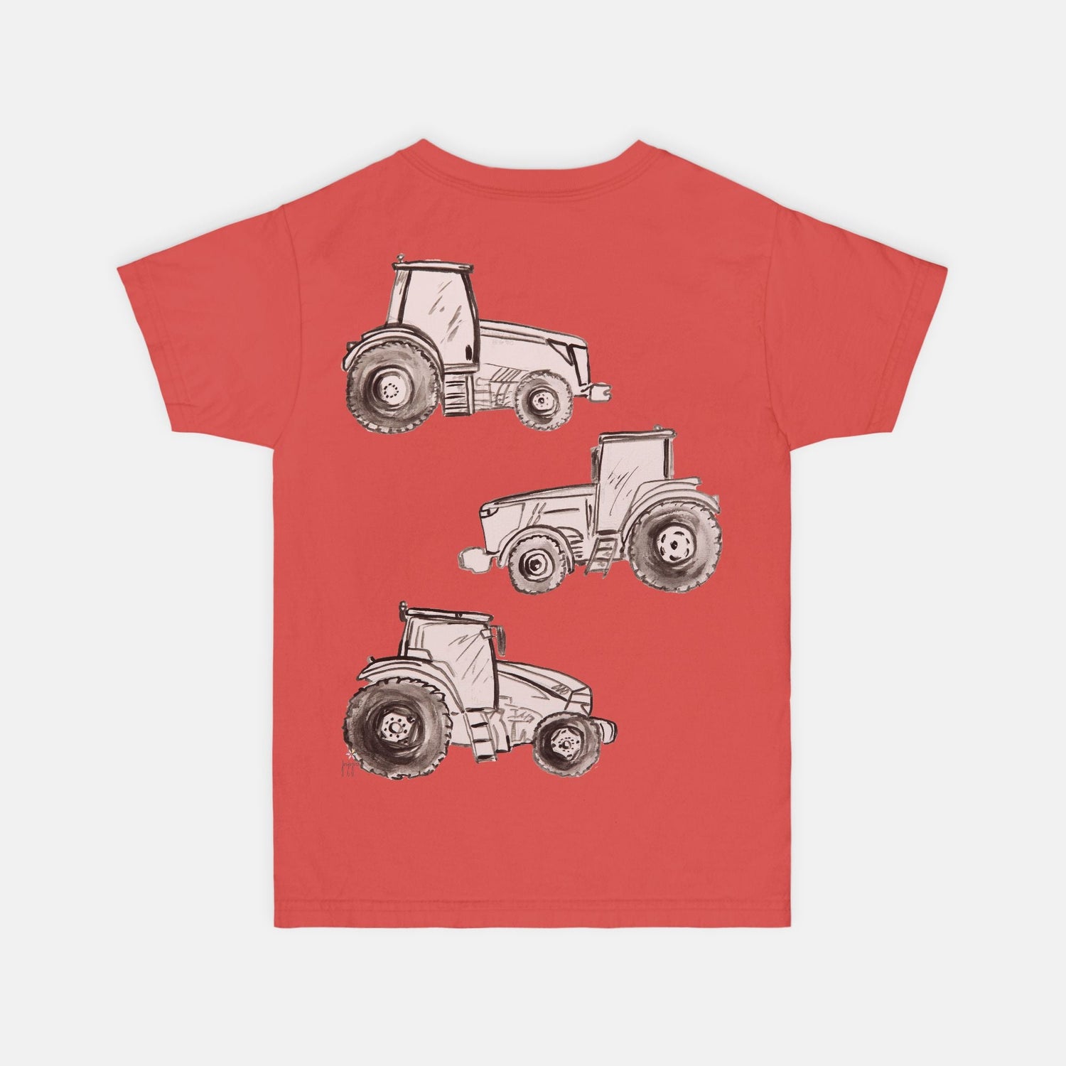 trio tractors custom boy tee Youth S - XL - designs by pippa