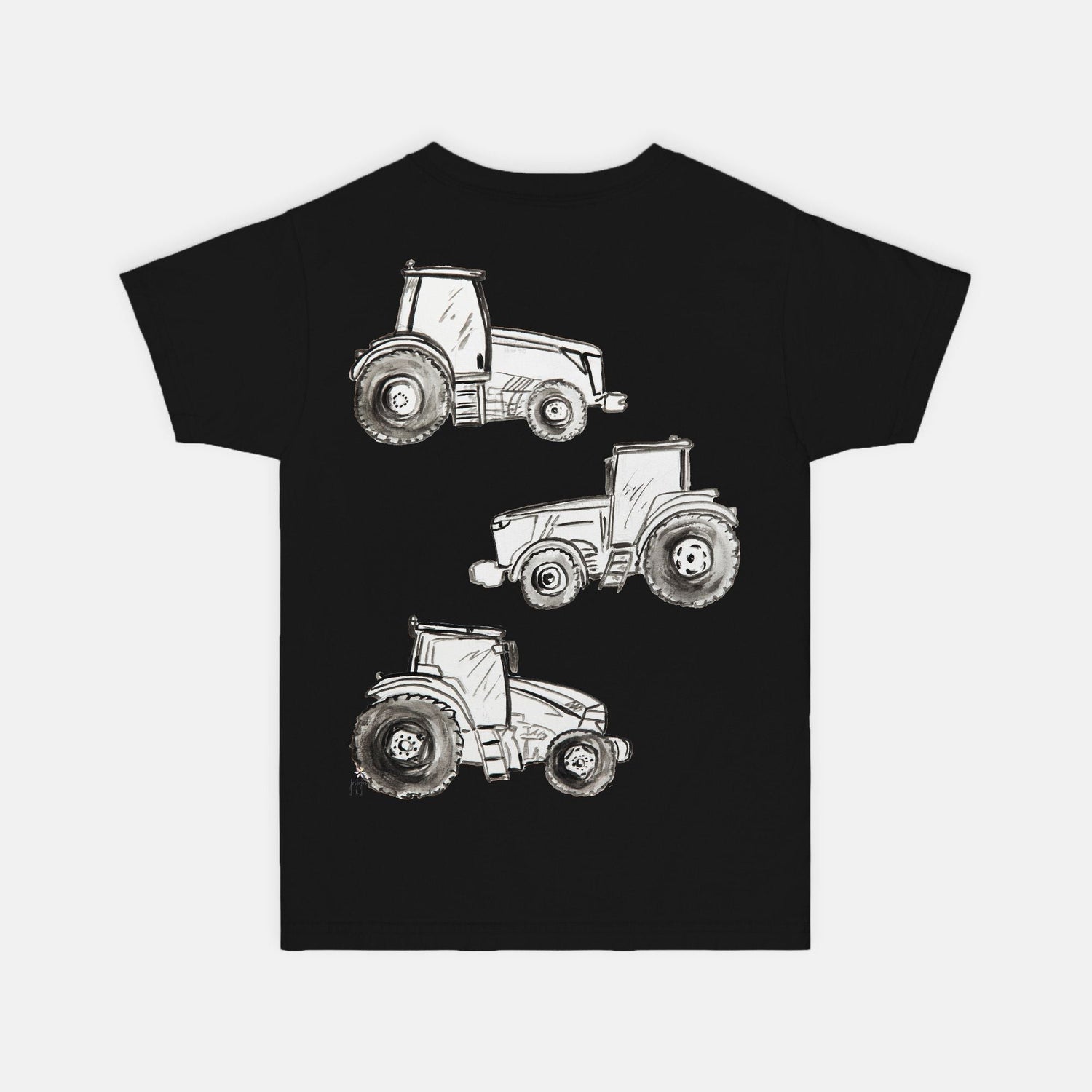 trio tractors custom boy tee Youth S - XL - designs by pippa