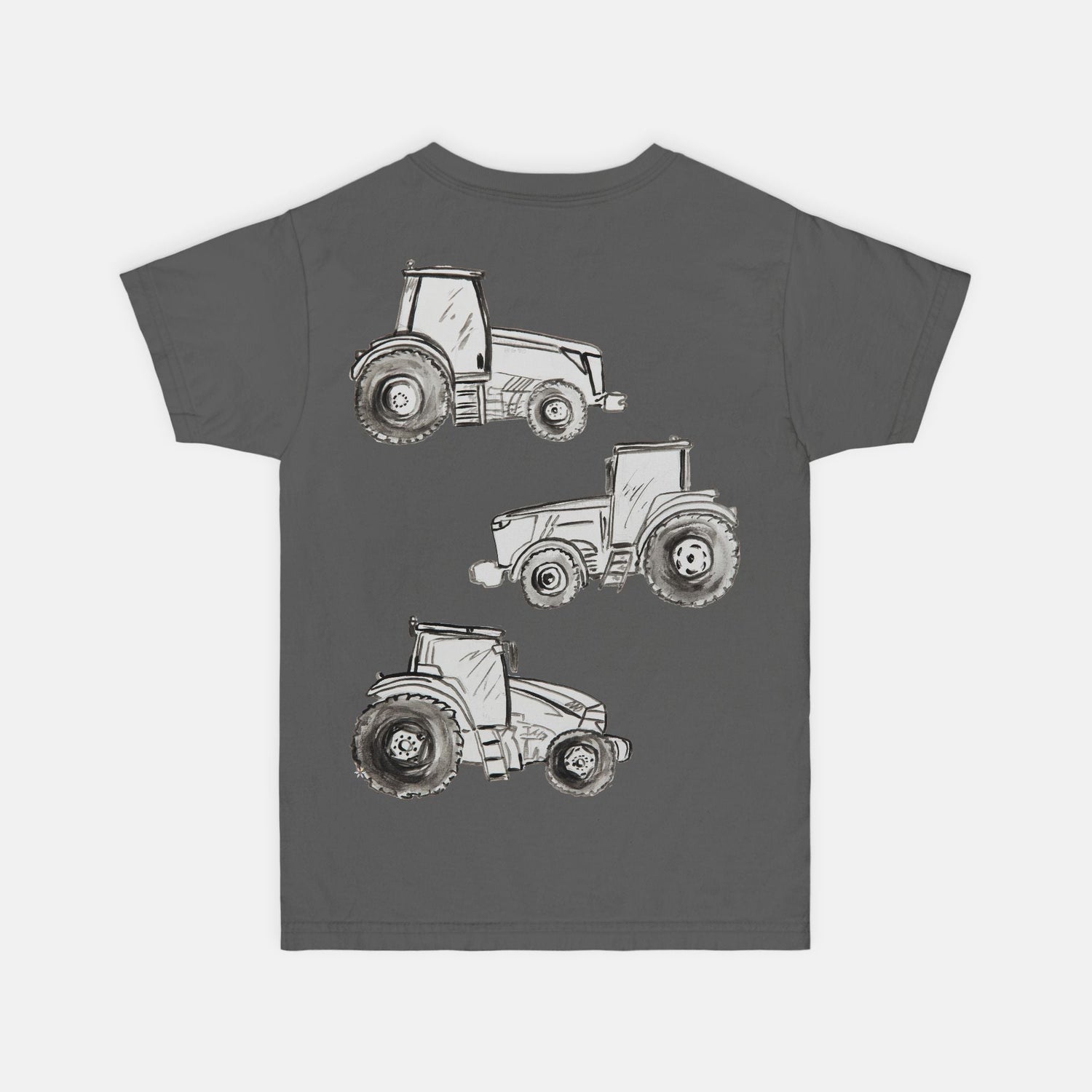 trio tractors custom boy tee Youth S - XL - designs by pippa