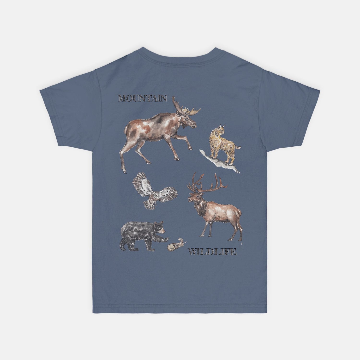 wildlife mountain lover boy custom tee Youth S - XL - designs by pippa