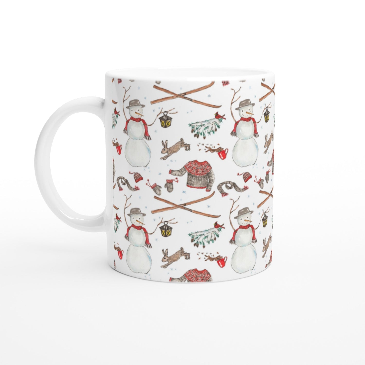 winter mix ceramic mug - designs by pippa